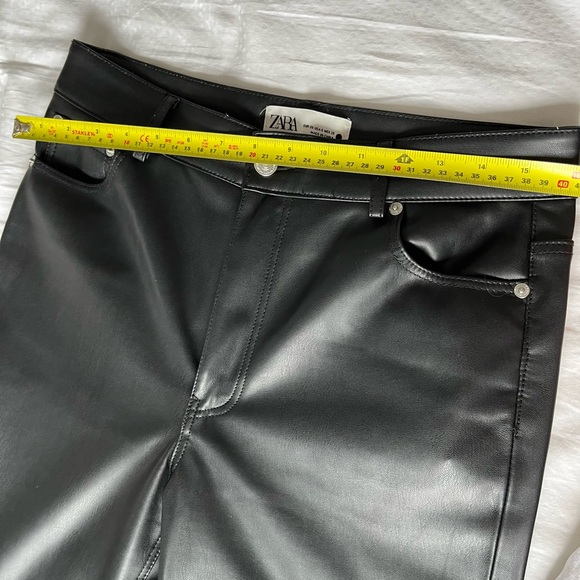 Black faux leather jeans - Picture 6 of 7